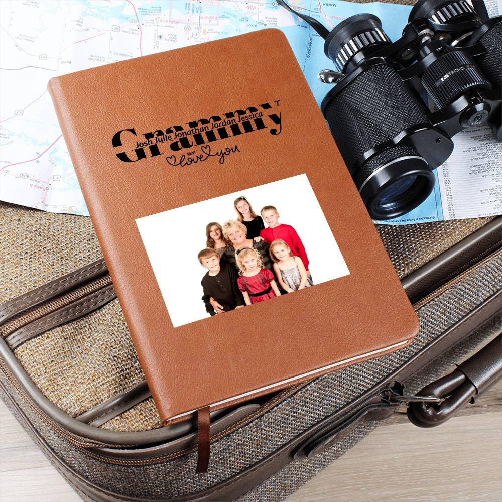 Grammy Personalized Keepsake Journal with Grandkids Names and Photo-[Heartfelt Family Gift]