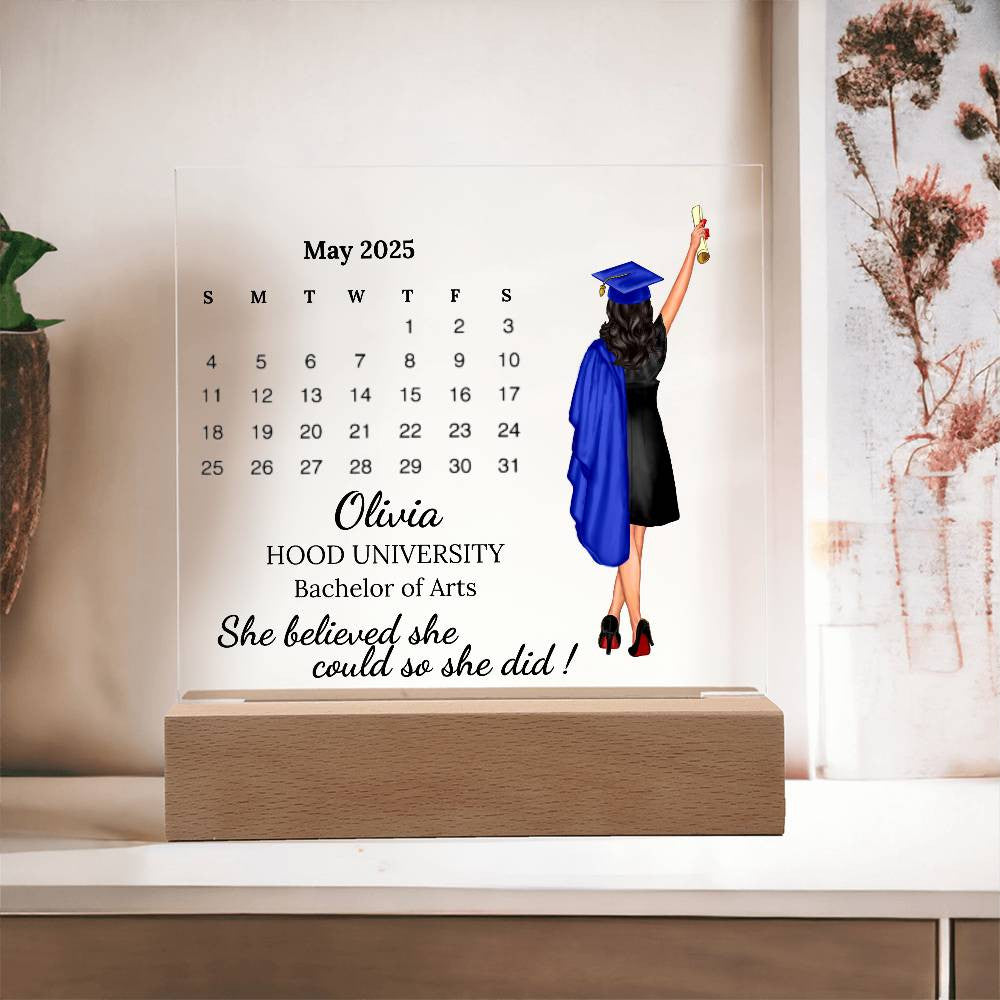 Personalized Graduation Plaque for 2025 Graduate-[Heartfelt Family Gift]