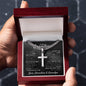 Grandson Engraved Cross-[Heartfelt Family Gift]