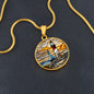 Lighthouse Engraved Necklace in Gold or Silver-[Heartfelt Family Gift]