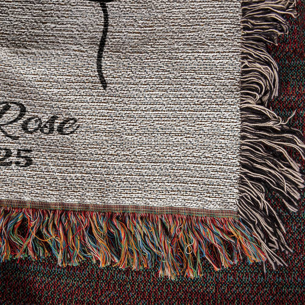 Wedding Anniversary Woven Blanket-[Heartfelt Family Gift]