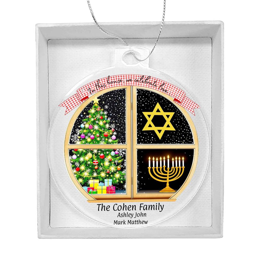Hanukkah Christmas Ornament-[Heartfelt Family Gift]