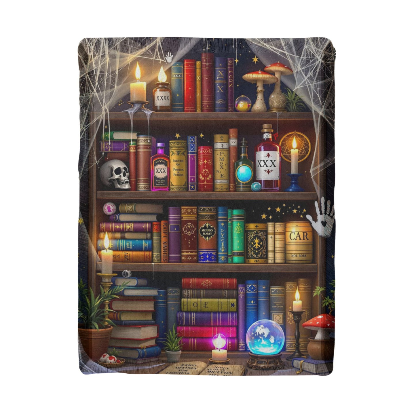Apothecary Witchy Woven Halloween Blanket
