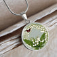 May Birth flower Necklace with butterfly and Lily of the valley-[Heartfelt Family Gift]
