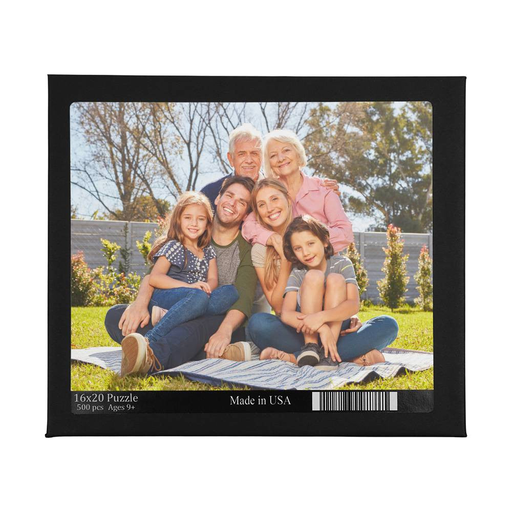 Custom Photo Jigsaw Puzzle 8" x 10"-[Heartfelt Family Gift]
