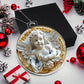 Cherub  Acrylic Christmas Ornament-[Heartfelt Family Gift]