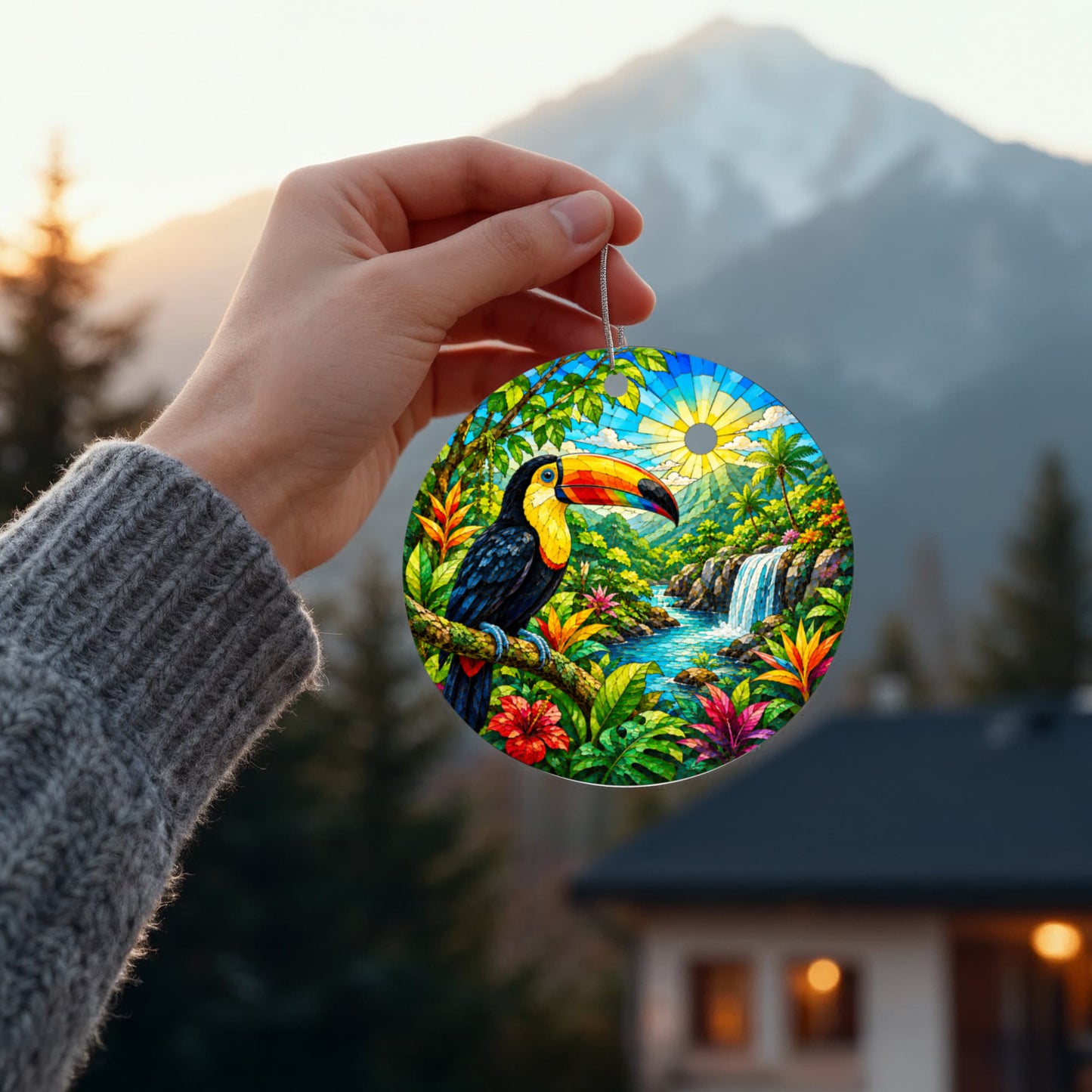 Jungle Animals Christmas Ornament