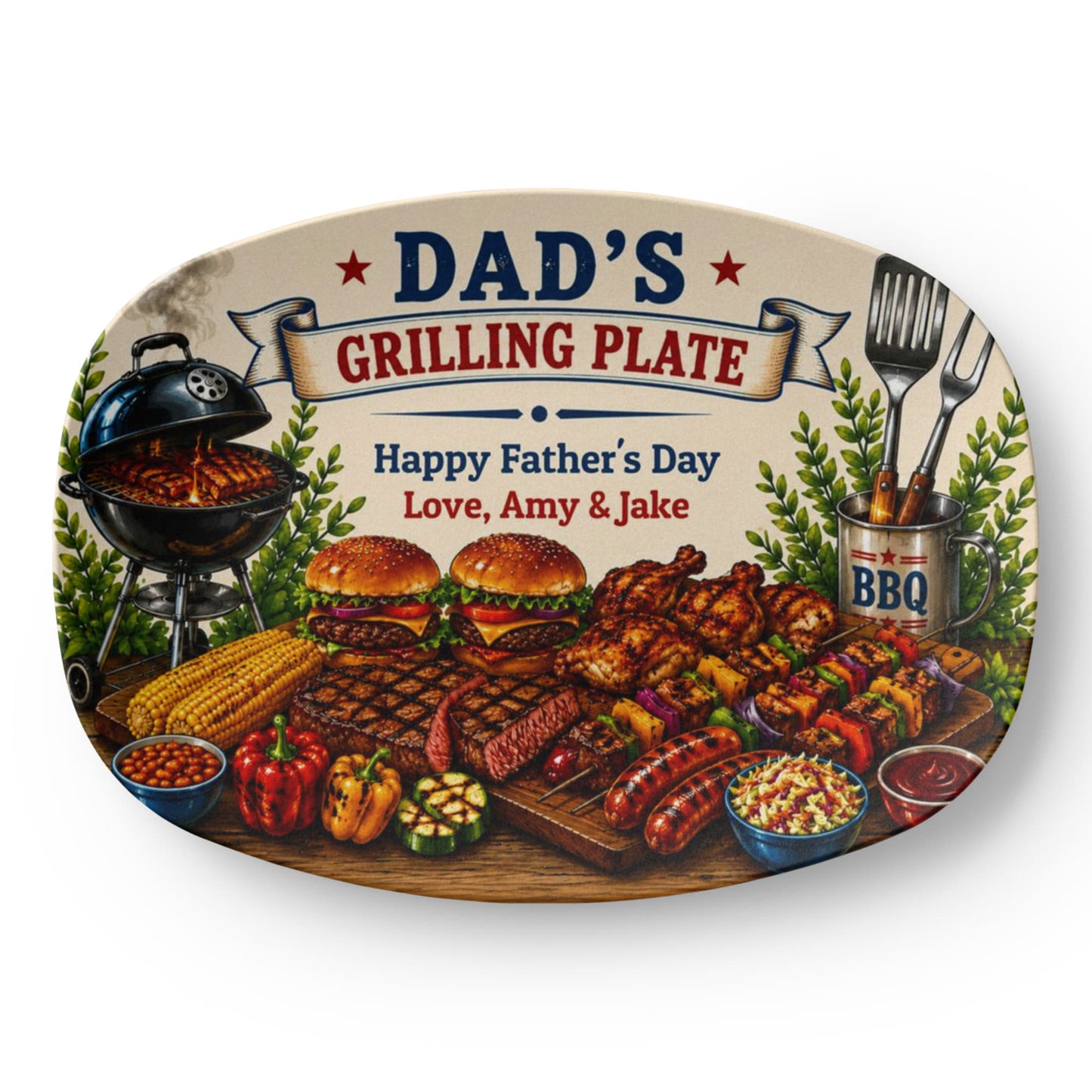 Dad's Grilling Plate