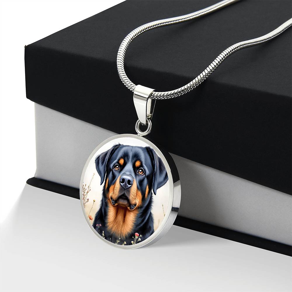 Rotweiller Pendant Necklace