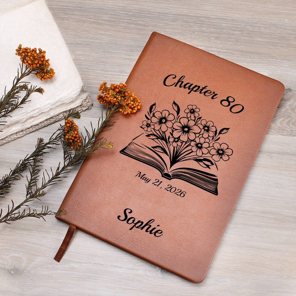 Chapter 80 Vegan Leather Birthday Journal