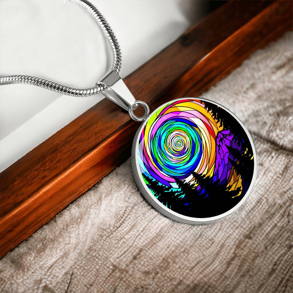 Northern Lights Necklace, Aurora Borealis Pendant, Night Sky Jewelry, Northern Lights Charm, Aurora Borealis Necklace, Night Sky Pendant, Custom Bracelet