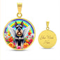 Snauzer Dog Pendant Necklace - Engraved Memorial Rainbow Bridge-[Heartfelt Family Gift]