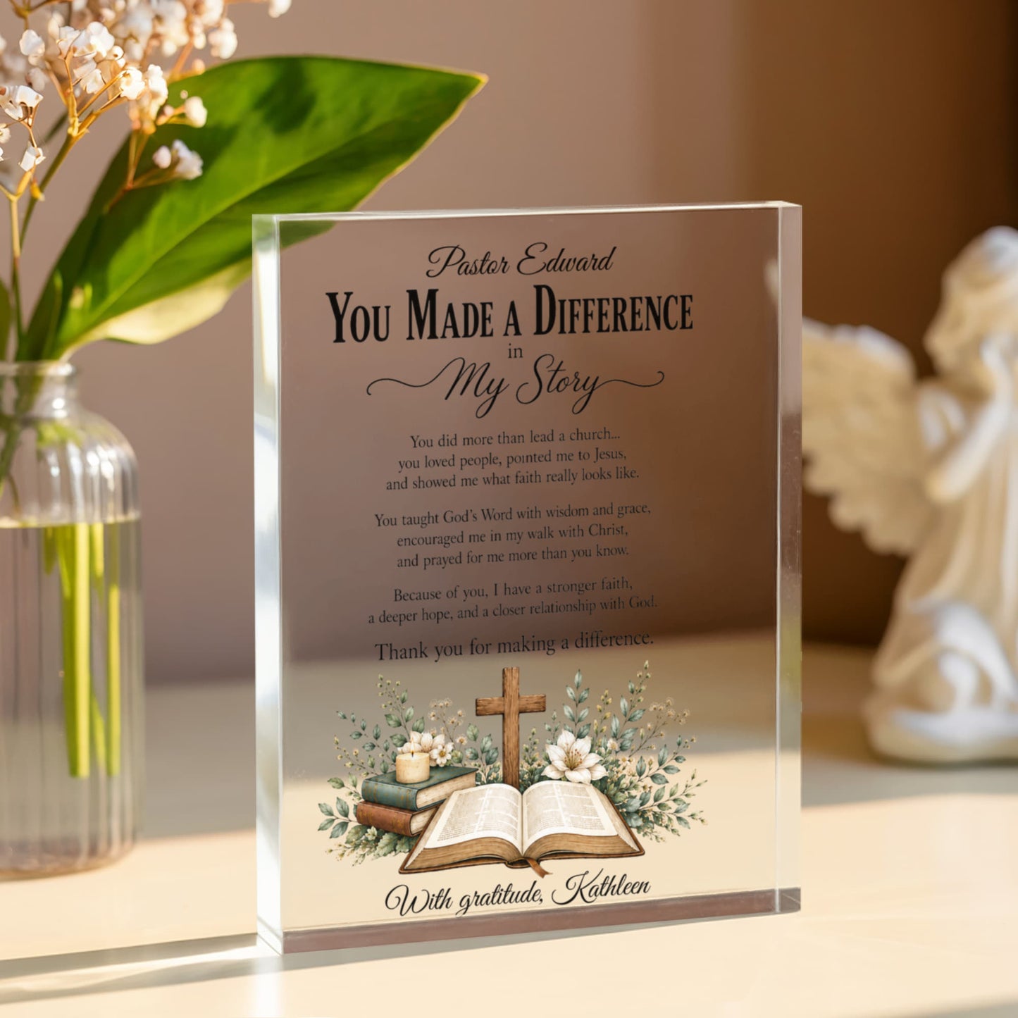 Pastor Thank You Appreciation Gift