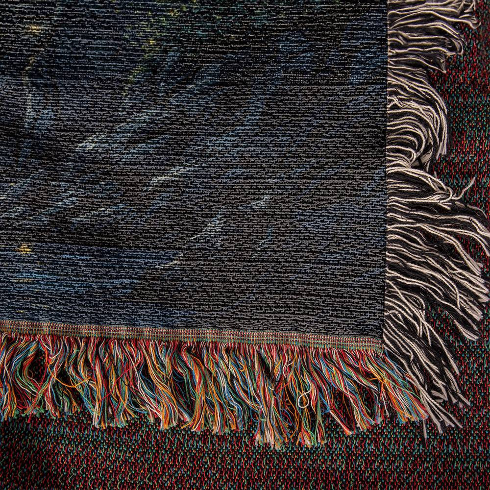 Mystical Castle Woven Cotton Throw-[Heartfelt Family Gift]
