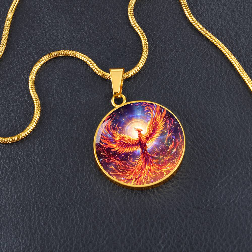 Rising Phoenix Pendant Necklace