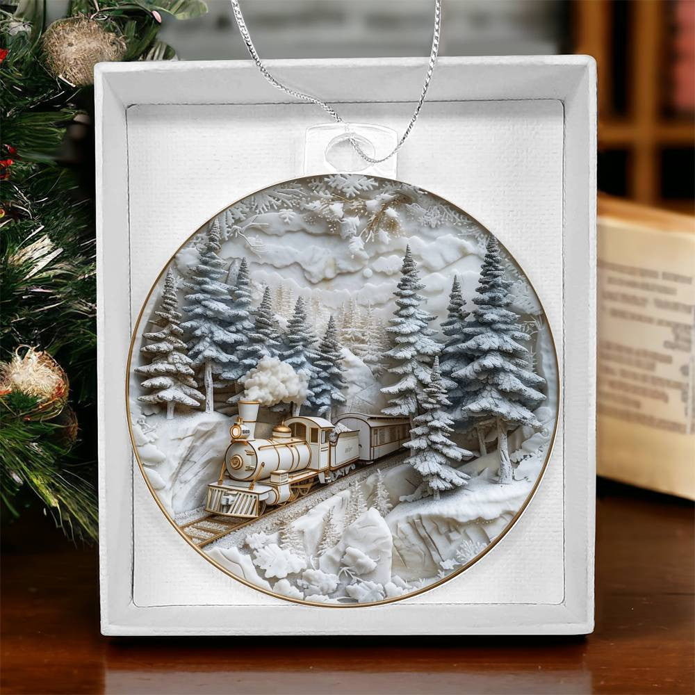 Acrylic Christmas Ornament-[Heartfelt Family Gift]