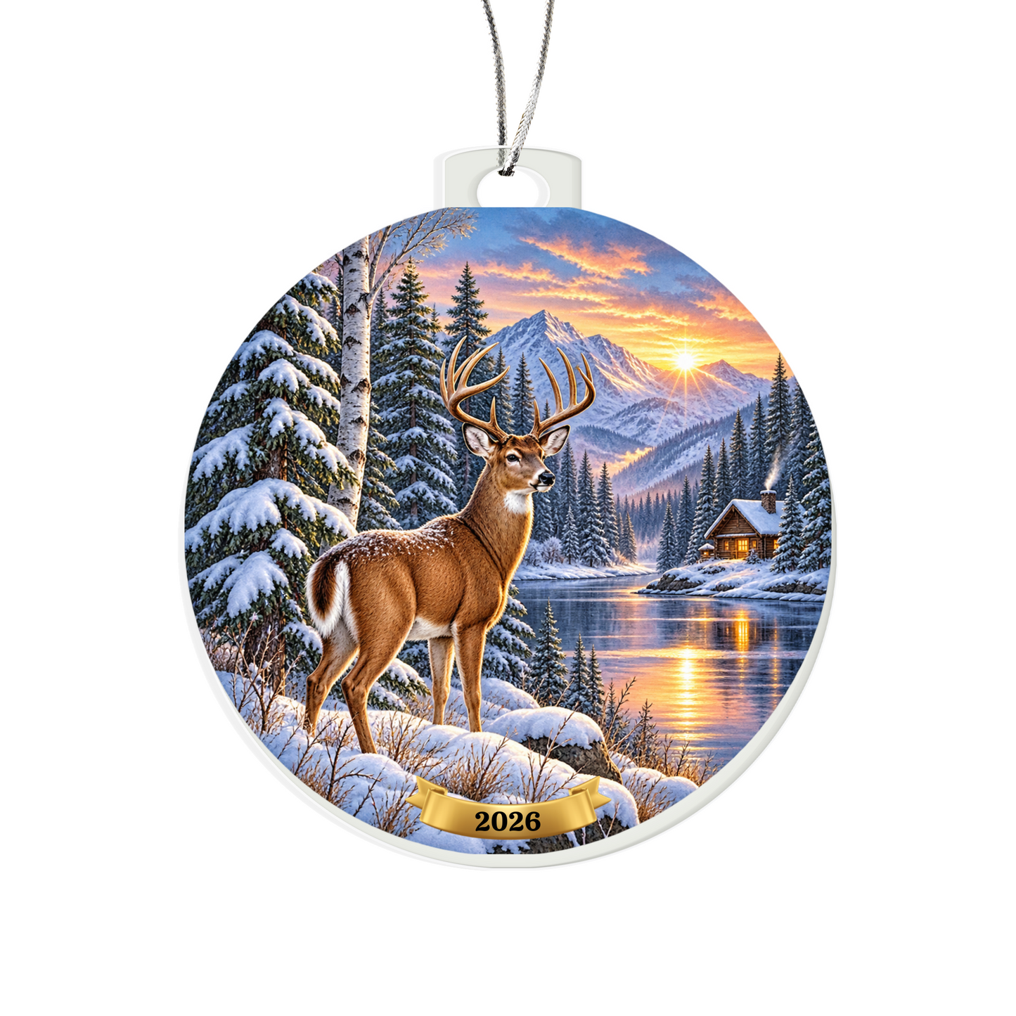 Deer Christmas Ornament