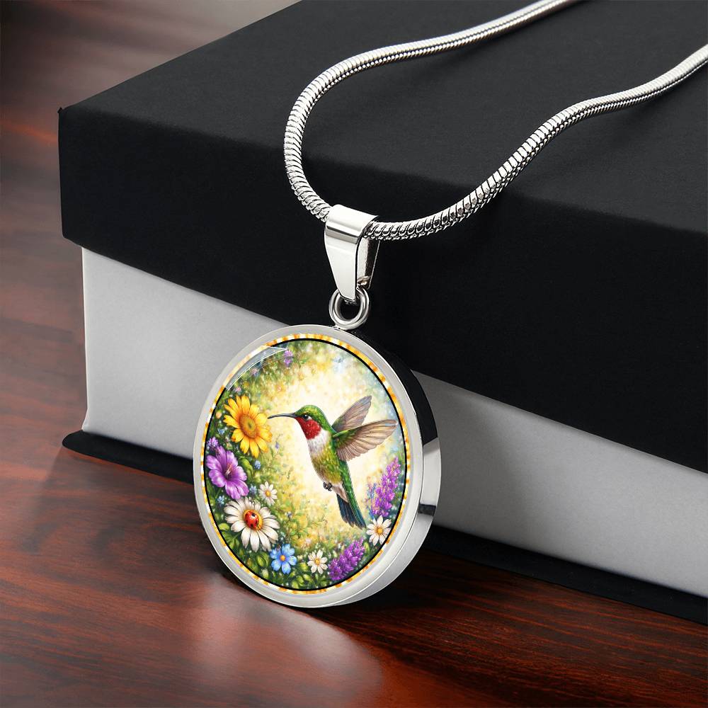Hummingbird Personalized Engraved Necklace Bracelet or Keychain