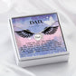Dad Memorial Necklace Angel Wing Charm-[Heartfelt Family Gift]