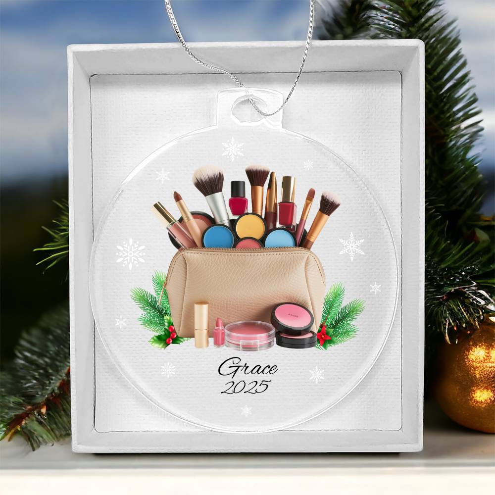 Makeup Christmas Tree Ornament