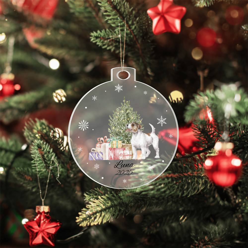 Terrier Dog Christmas Tree Ornament