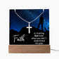 Religious Plaque & Cross Gift Set-[Heartfelt Family Gift]