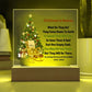 Christmas In Heaven Empty Chair Memorial Plaque-[Heartfelt Family Gift]