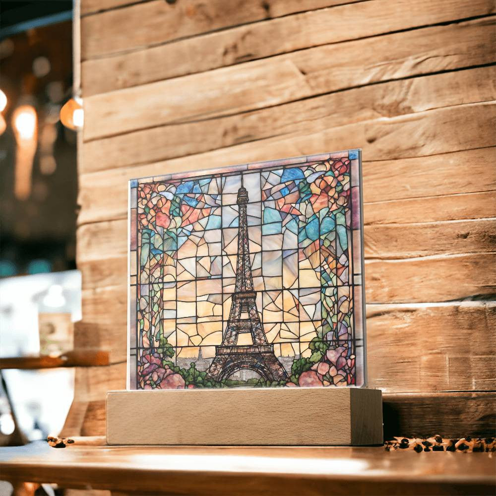 Eiffel Tower Paris Decor LED Acrylic Sign