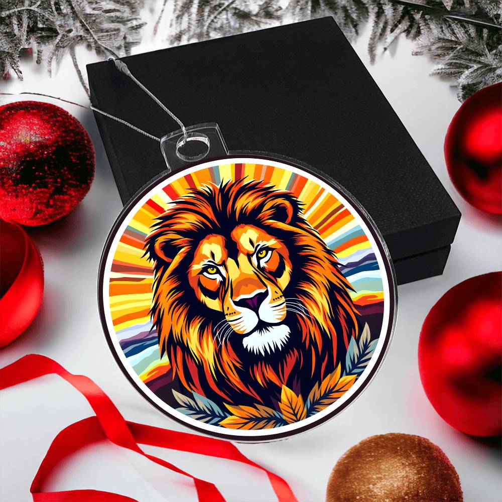 Jungle Safari Animals Christmas Ornament
