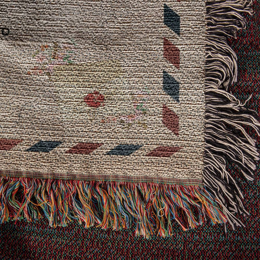 Boyfriends Mom Blanket Woven Cotton Couch Throw-[Heartfelt Family Gift]