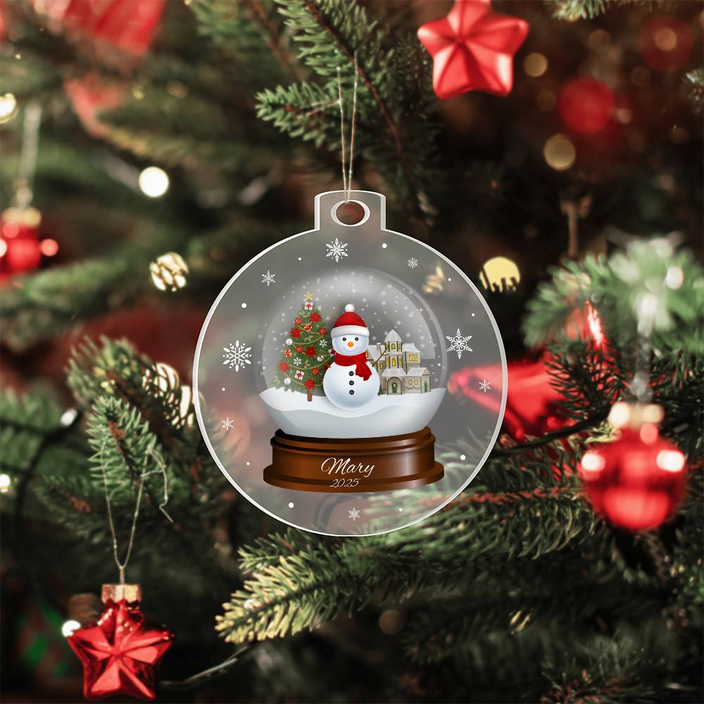 Snowglobe Christmas Ornament