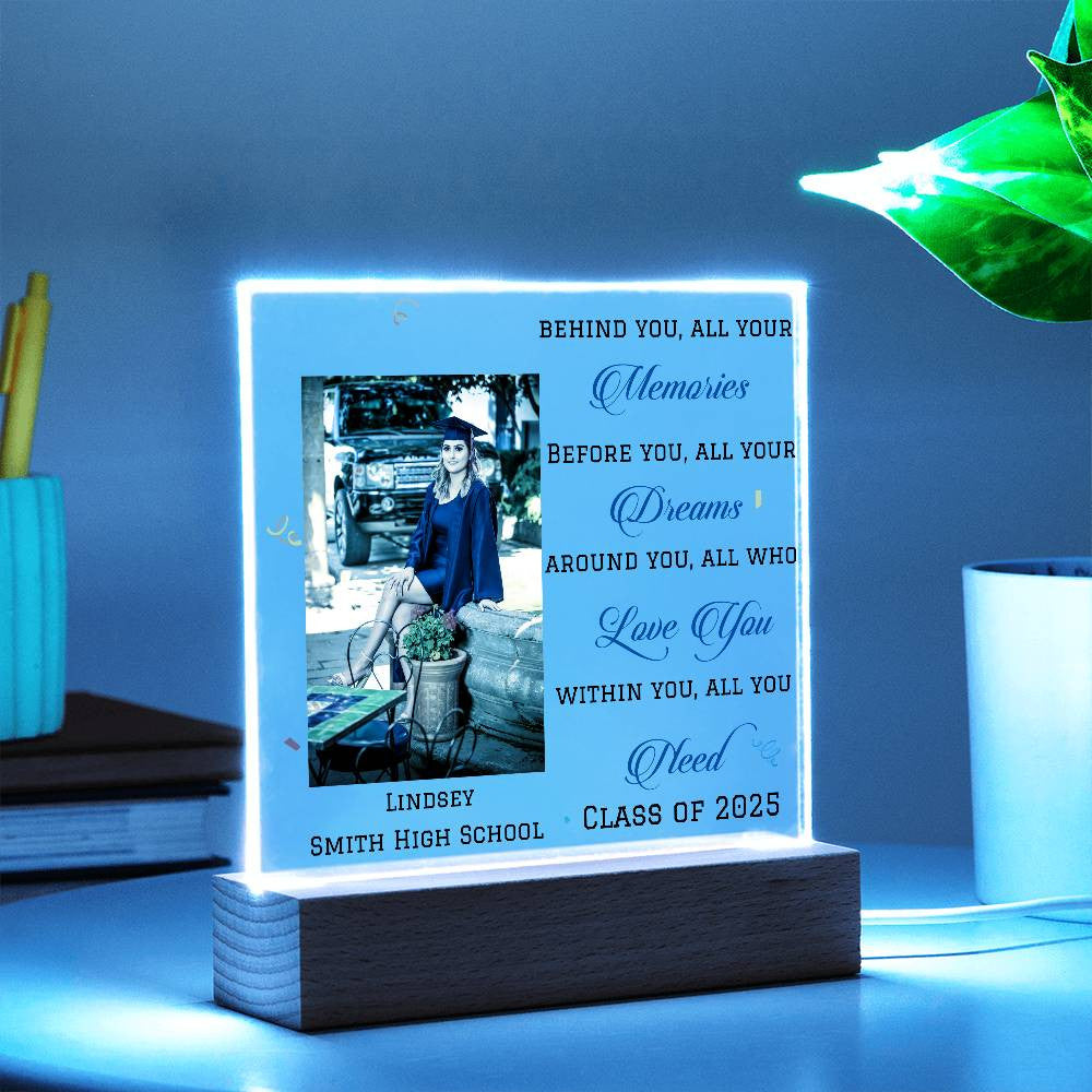 Personalized Graduation Keepsake Gift Photo Plaque-[Heartfelt Family Gift]