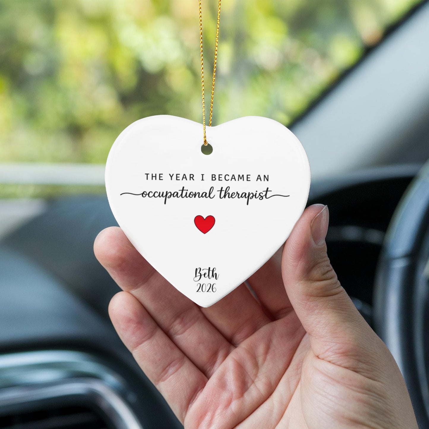 1st Christmas As An Occupational Therapist Ornament