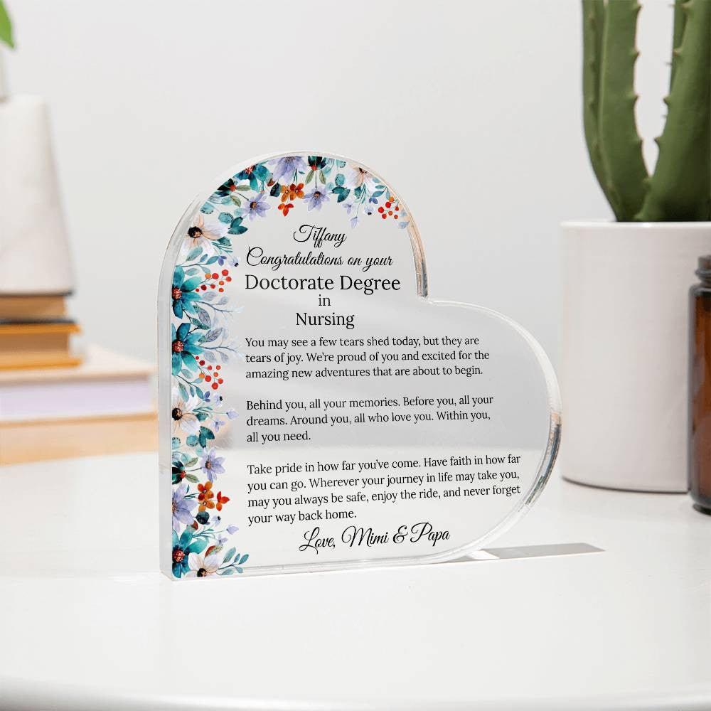 Personalized Doctorate Phd Graduation Gift