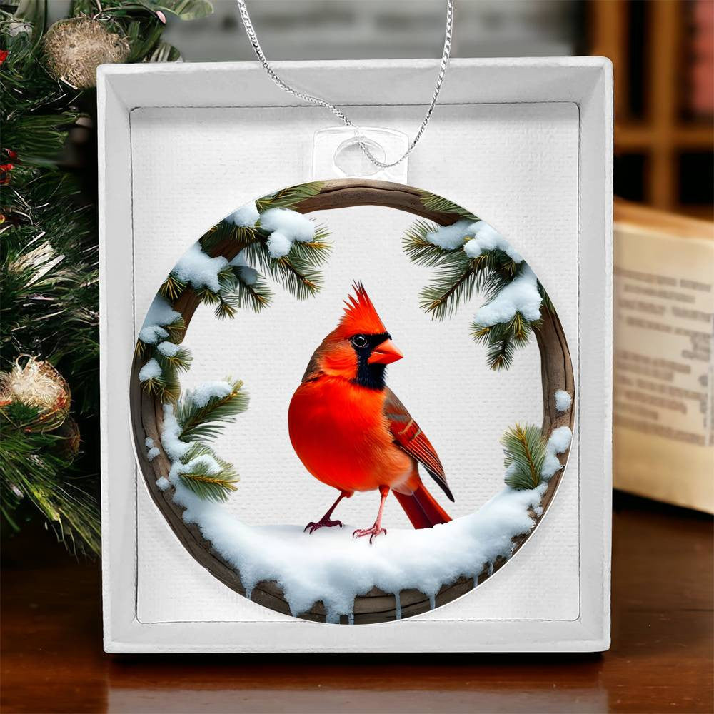 Cardinal Christmas Ornament-[Heartfelt Family Gift]