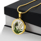 May Birth Flower Necklace Lily of the Valley-[Heartfelt Family Gift]