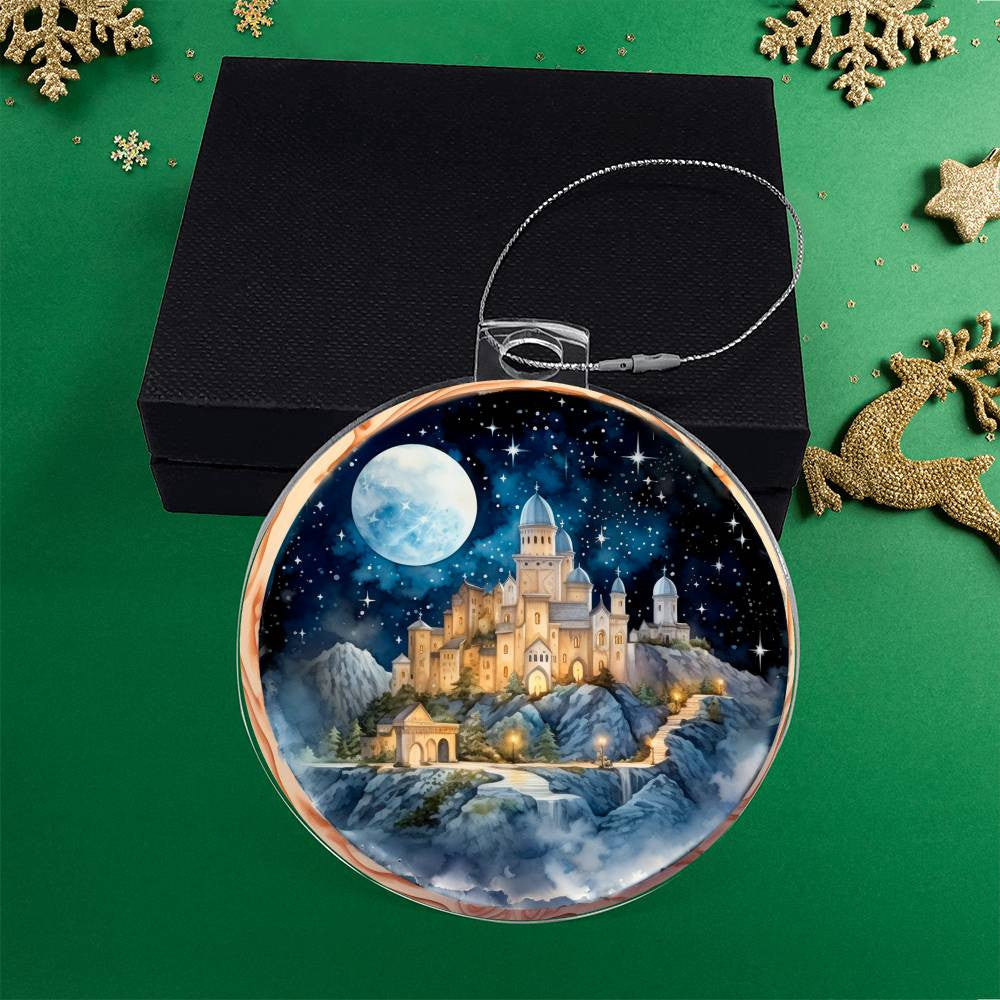 Acrylic Christmas Ornament-[Heartfelt Family Gift]