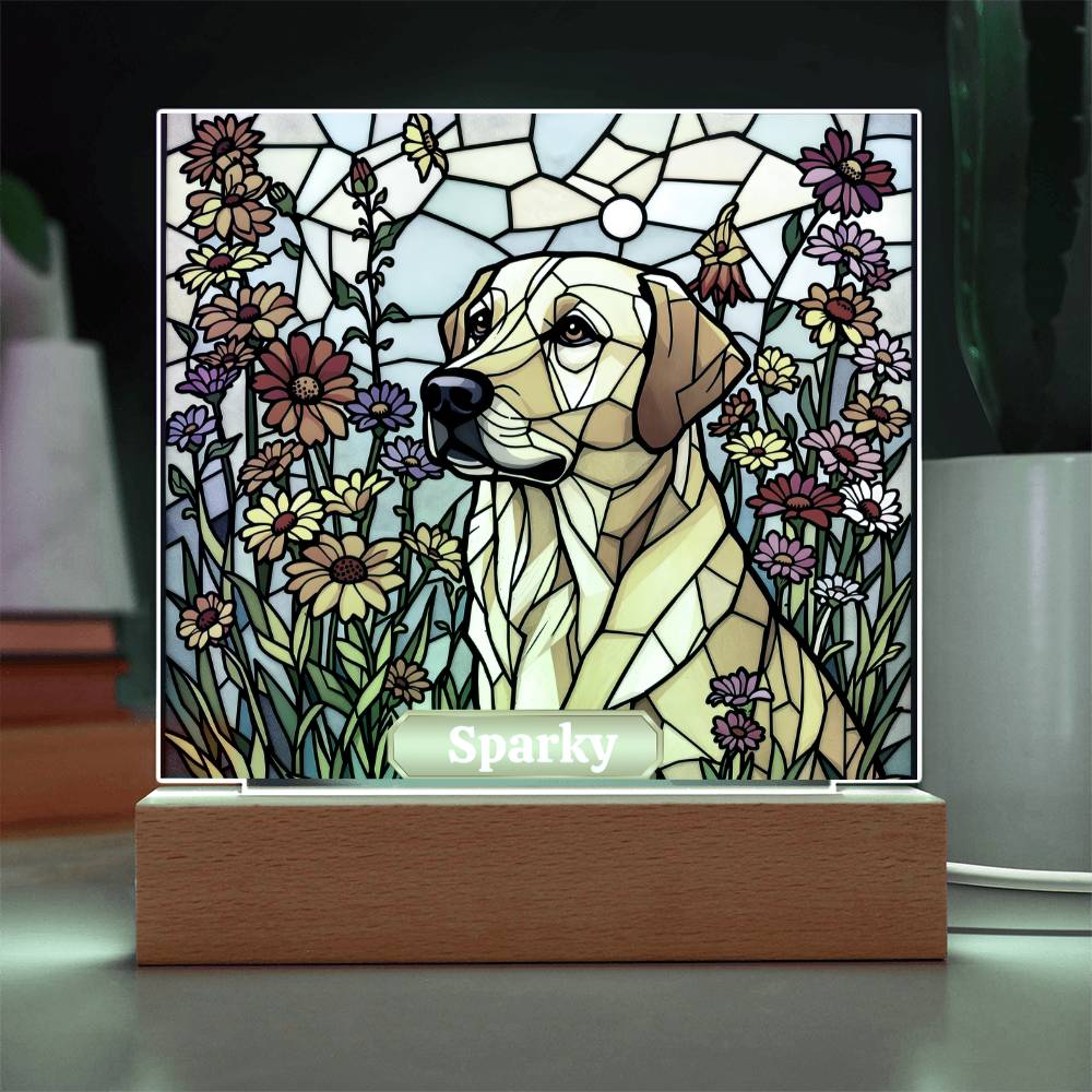 Labrador Retriever Lighted Plaque