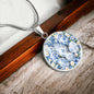 Delft Blue White Easter Eggs Charm Pendant Gift-[Heartfelt Family Gift]