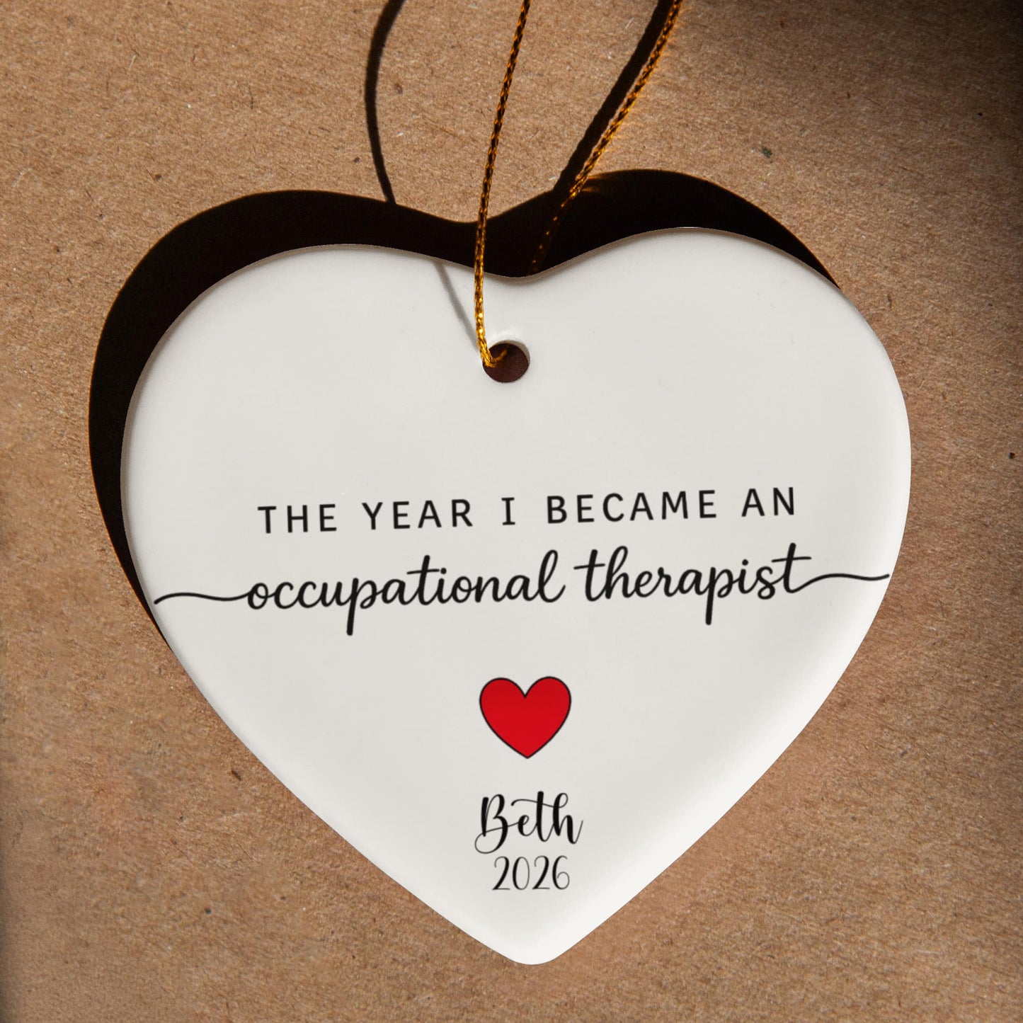 1st Christmas As An Occupational Therapist Ornament