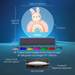 Rainbow and Bunny Night Light-[Heartfelt Family Gift]