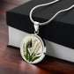 May Birth Flower Necklace Lily of the Valley-[Heartfelt Family Gift]