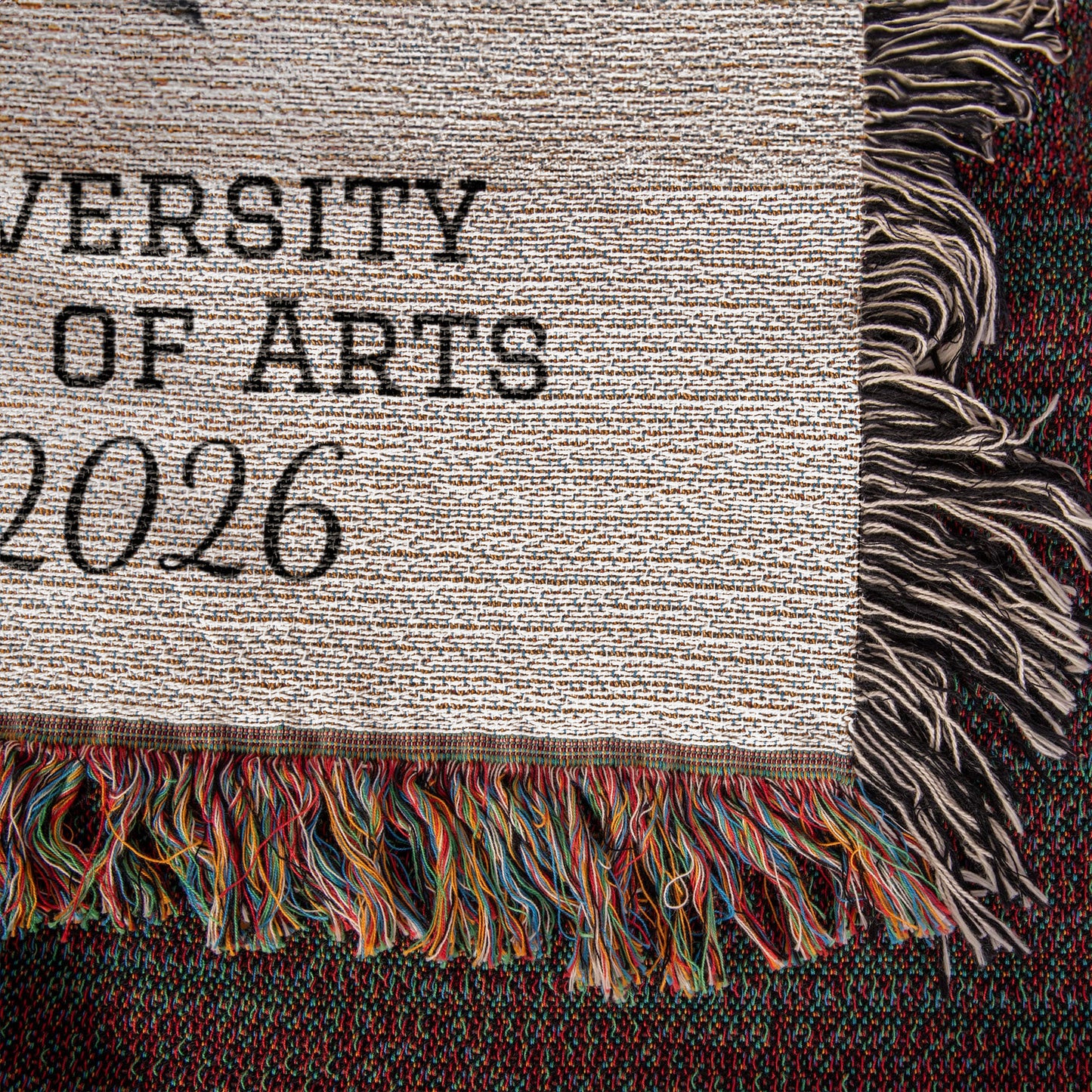 College Graduation Throw Blanket, Class of 2026 Keepsake, Custom Graduate Blanket, Graduation Gift Idea