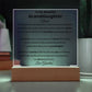 Personalized Granddaughter Plaque from Grandma or Grandpa-[Heartfelt Family Gift]