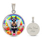 Snauzer Dog Pendant Necklace - Engraved Memorial Rainbow Bridge-[Heartfelt Family Gift]