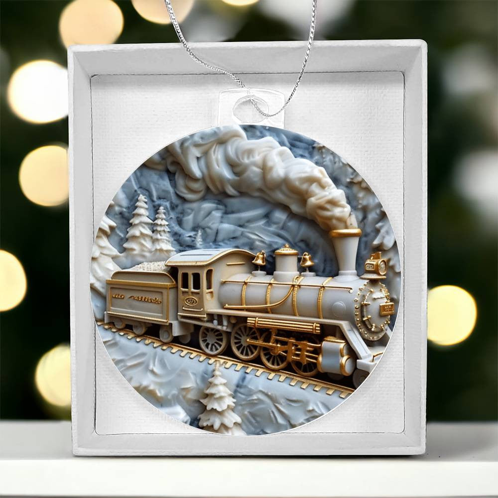 Acrylic Christmas Ornament-[Heartfelt Family Gift]