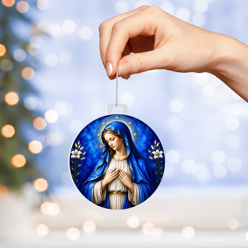 Mother Virgin Mary Ornament