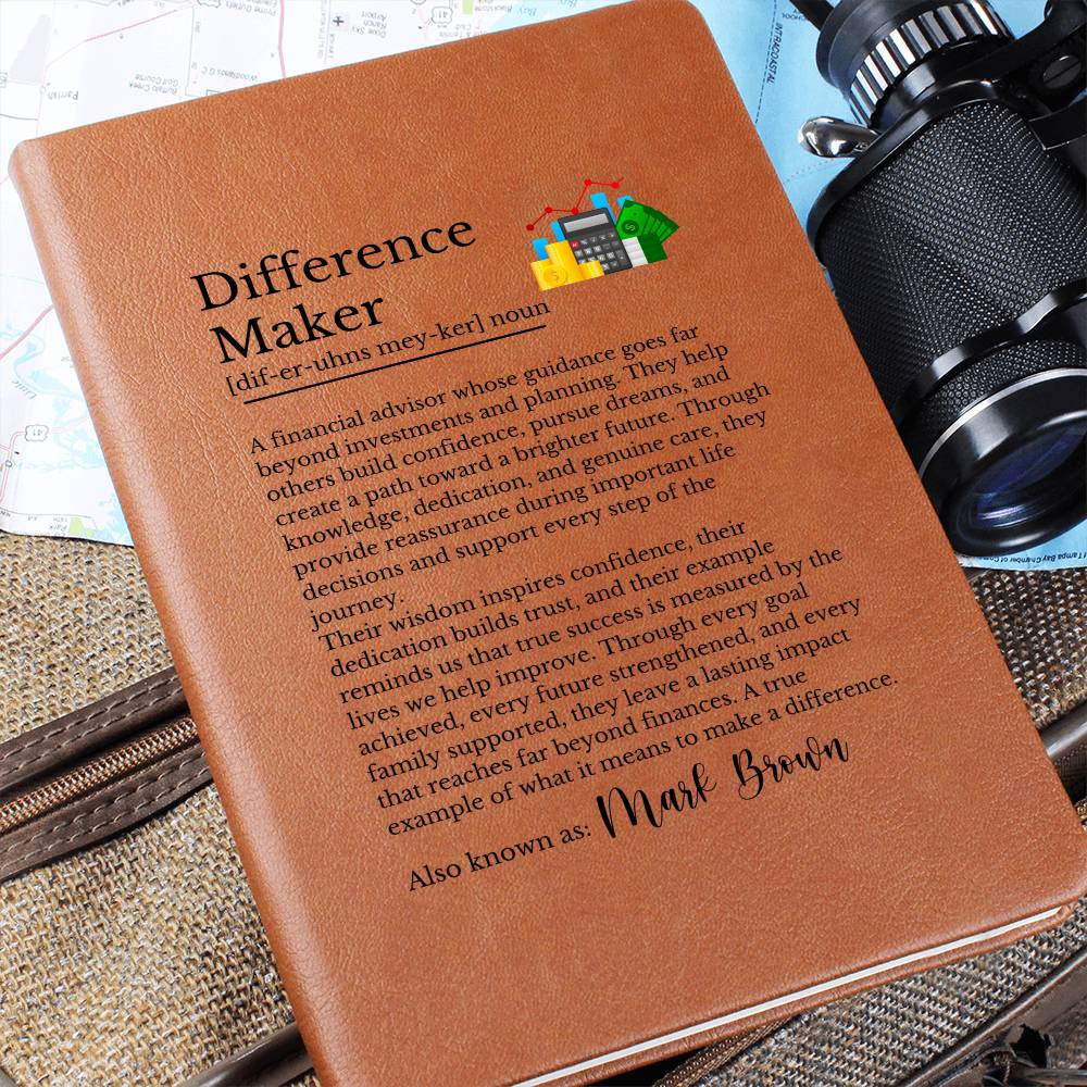 Financial Advisor Appreciation Journal