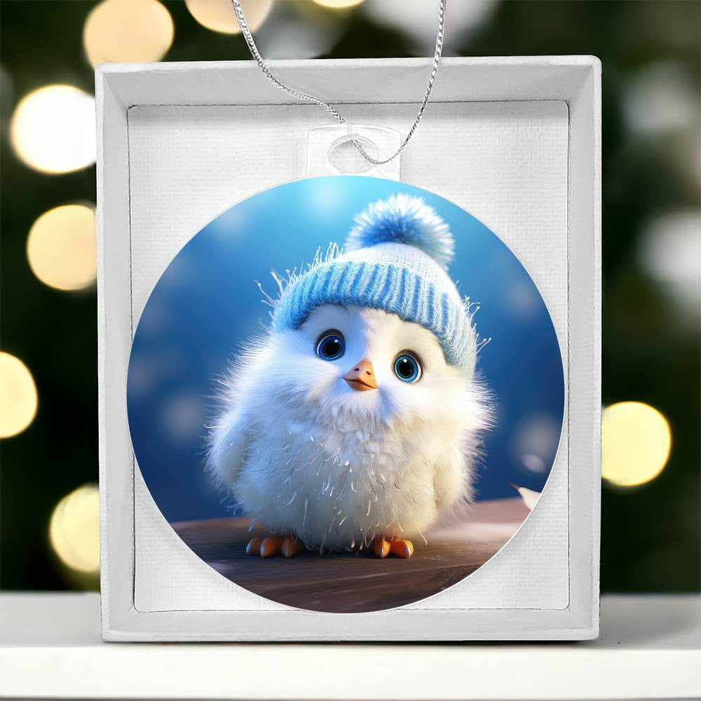 Cat Acrylic Christmas Ornament-[Heartfelt Family Gift]