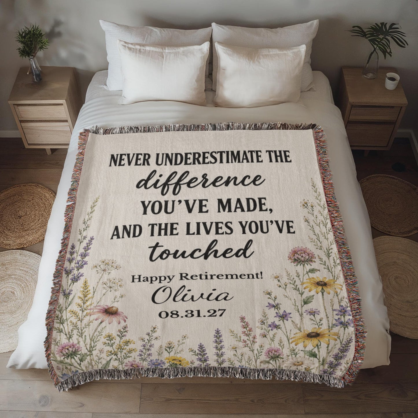 Difference Maker Woven Blanket